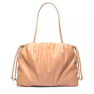 Victoria's Secret Tan Shoulder Tote Bag NWT